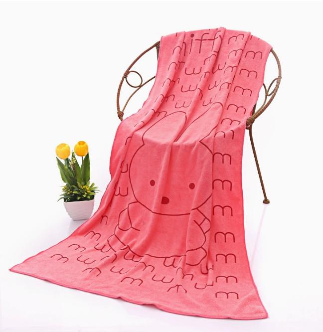 Children'S Bath Towel, Quick Drying Beach Towel, Adult Household Bath Towel Free Quick Dry Beach Towel Microfiber