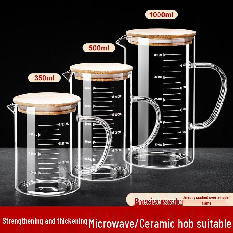 ZISIZ Borosilicate Glass Measuring Cup
