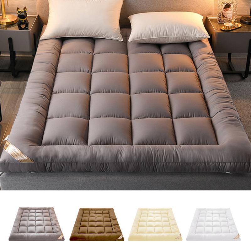 Soft Down Mattress Car Sleeping Mat Tatami Breathable Thickened Non-slip Thickened 8cm 1.2m 1.5m Soft Cushion Quilt Tatami Mat