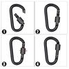 Buckle Carabiner Survival Keychain Camp Climb Hook Clip Backpack Buckle Keychain