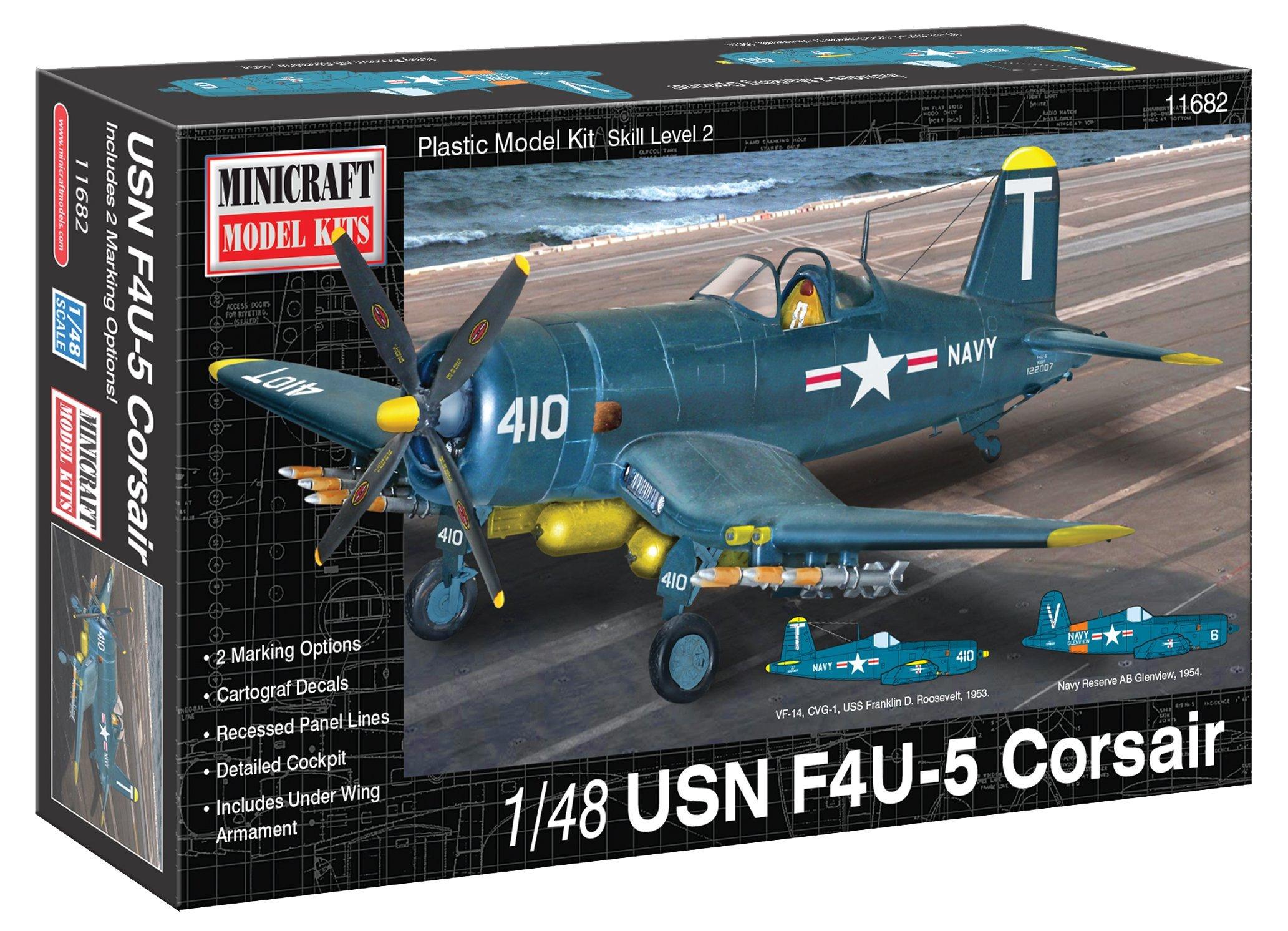 

Platts US Navy Corsair Plastic Model MC11682 1/48 F4U-5