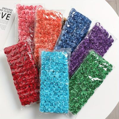 144Pcs Paper Rose Artificial Flowers Bouquet for Valentine's Day Gifts Accessory Party Supplies Wedding Decoration Home Decor