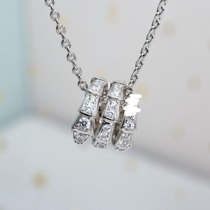 Elegant Snake Bone Chain Necklace Women 3-Tier Full Rhinestone Or Tip-Set Crystal 18K Gold Plated Adjustable 41-50cm