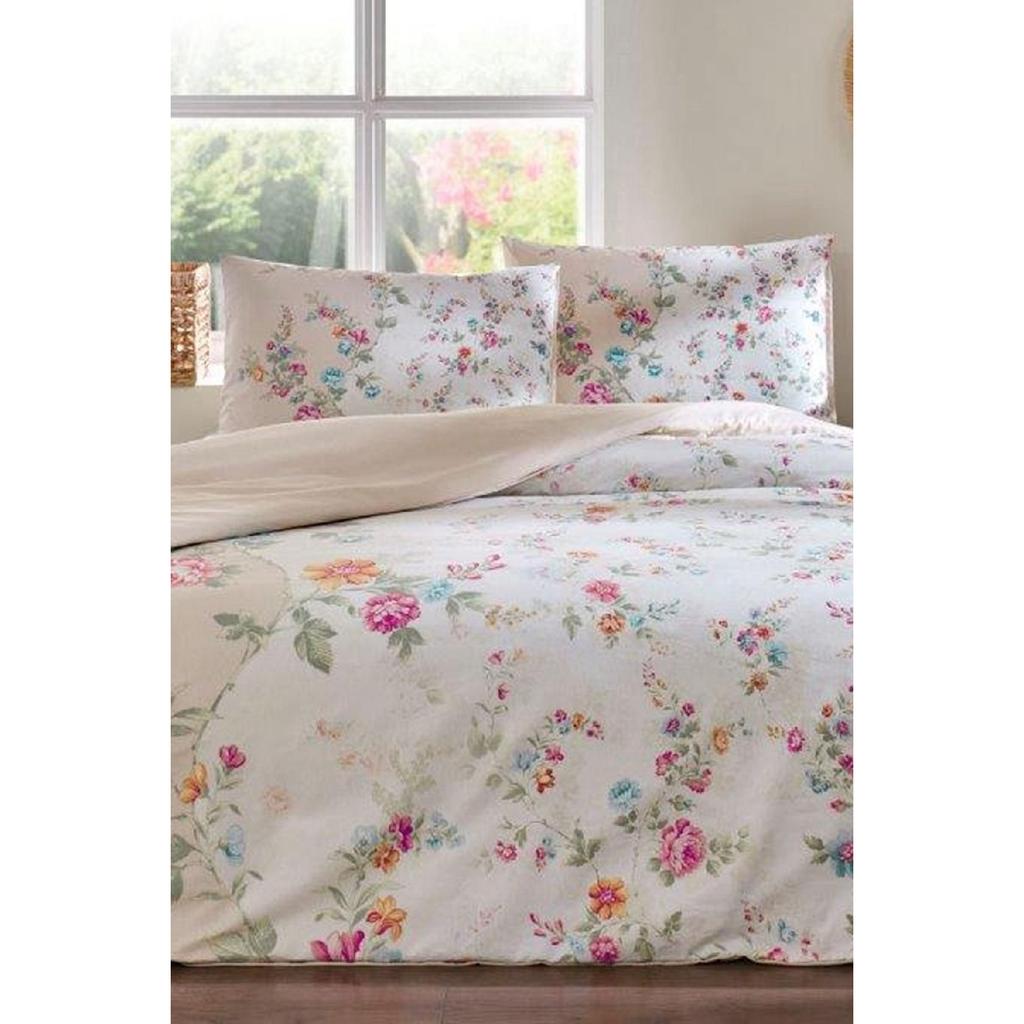 Komplet poszewek na kołdrę Nev Rosa Gallica podwójna kremowa