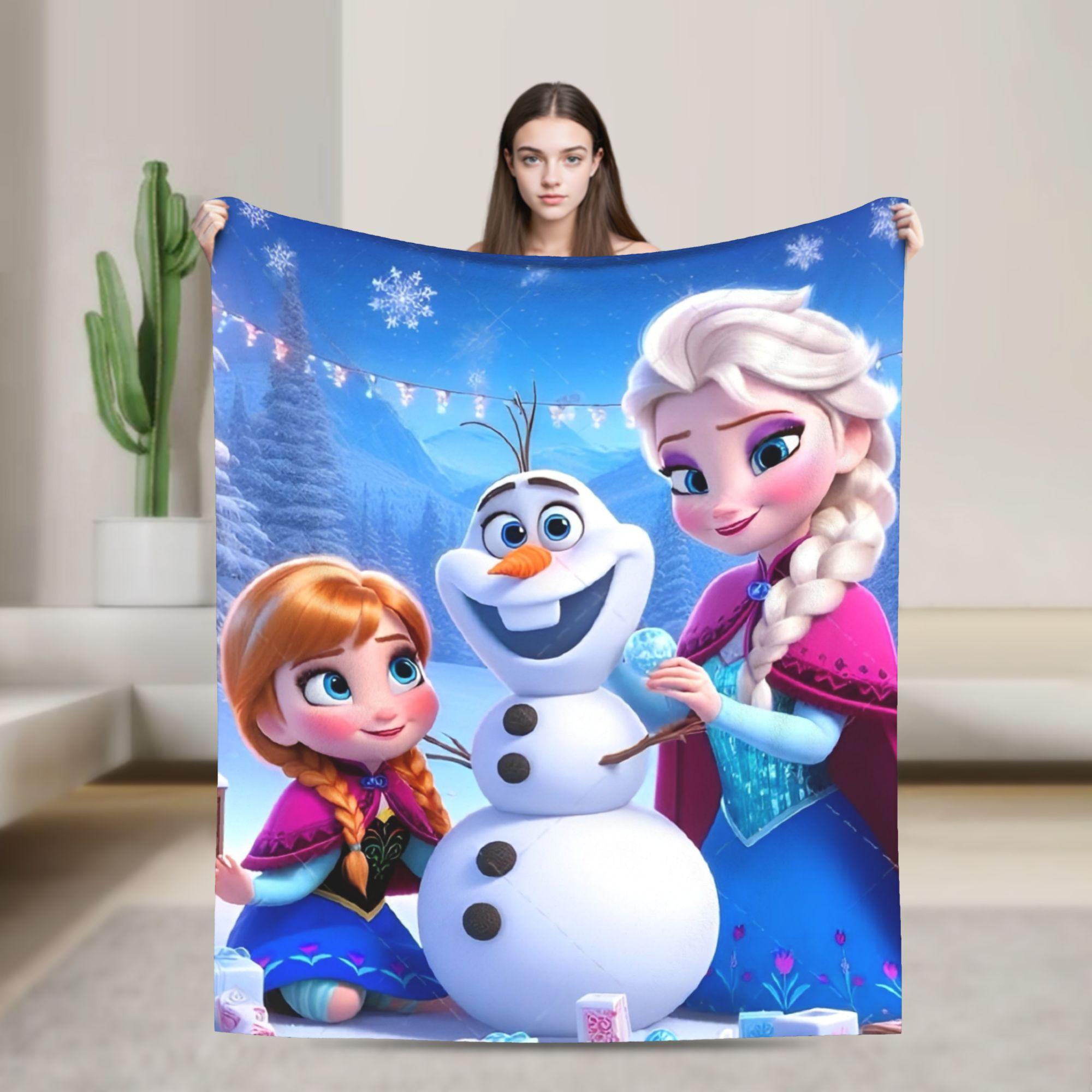 

Каваи Королева Холодное Сердце Принцесса Эльза Одеяло Флис Летнее Многофункциональное Легкое Тонкое Плед Одеяла для Кровати Дивана Покрывало 30x40in