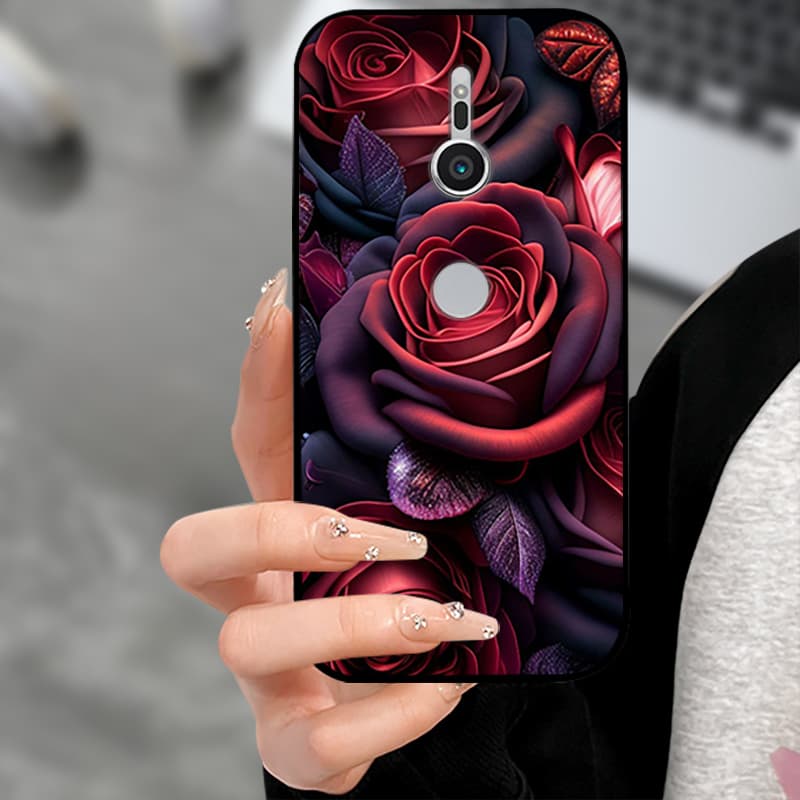 For Sony Xperia XZ2 XZ 4 2 1  Soft Silicone Black Back Shell Phone Cover For Sony XZ1 XZ2 XZ4 Funda Coque Shockproof Cases