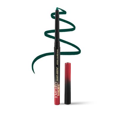 LoveChild Masaba Farbiger Kajal, Malabar Grün (Dunkelgrün)- Intensiver Farbe, Geschmeidiges Gleiten, Wasserfest, Wischfest Augenstift mit Mandelöl, 0,35 g