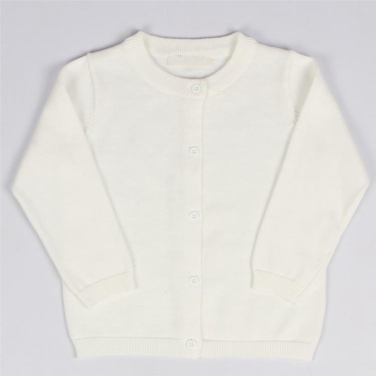 

Девочки весна и осень однотонный вязаный кардиган свитер с длинными рукавами хлопковая куртка 150