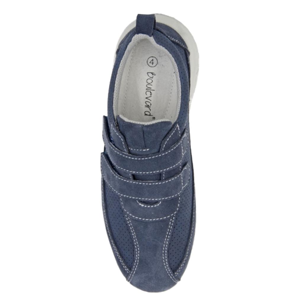 Boulevard Womens/Ladies Suede Trainers