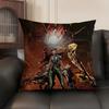 Stellar B-Blade Game Cushion Cover Natural Linen Organic Fabric Double-Sided Printing Sofa Home Decor Gift Pillow Case