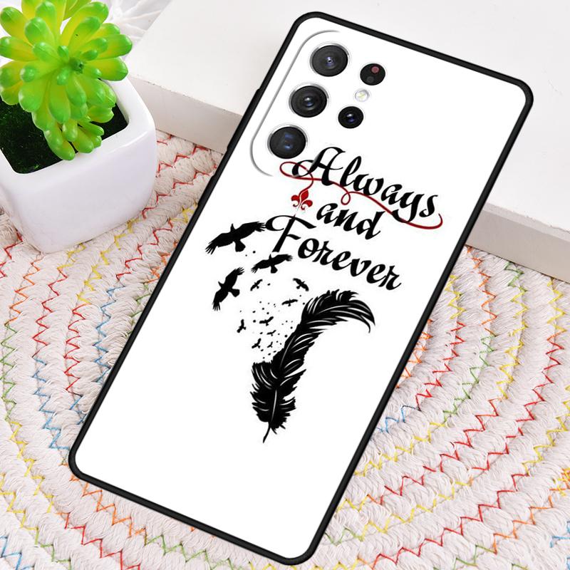Always and Forever Vampire Diaries Phone Case for Samsung Galaxy note 10 pro S26 Ultra S23 S24 FE S25 S21 S22 PLUS Cove