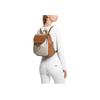 Michael Kors MK Cheryl Monogram Leather Backpack Women backpack Vanilla-White Acorn-Brown 30F3G2EB2B-149