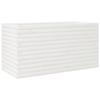 VidaXL Jardinière blanc 90x40x45,5 cm bois de pin massif, jardinière d'extérieur, bac à fleurs, boîte à plantes, jardinière 847269