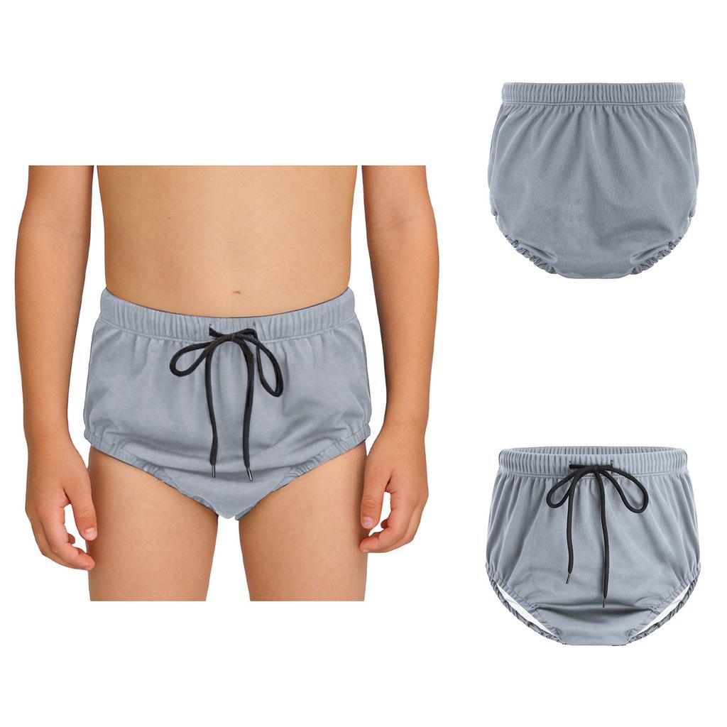 Unisex Kids Boys Girls Special Needs Clothing Incontinence Swimwear Washable Reusable Drawstring Elastic Waistband Swim Diaper Cover