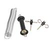 Electric Fence Gate Kit PP Iron 5 Meters Animal Spring Door Accessory with Handle Insulated Nail for Livestock