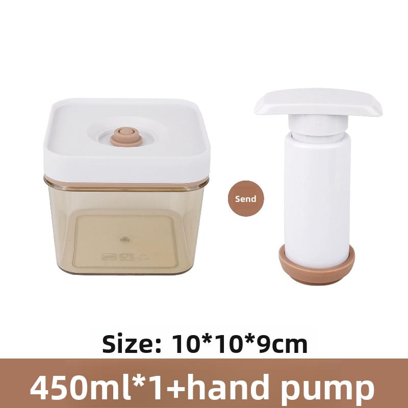 New Vacuum-Sealed Food Storage Containers-Household Refrigerator Storage Containers Exhaust-type Sealed Portable Storage Jar