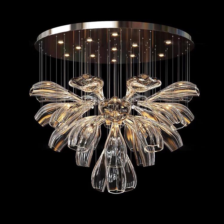 Luxury Crystal Ring Pendant Light for Living Room and Dining Spaces