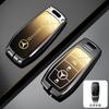 SFX1  Car Alloy Key Case Key Bag Shell For Mercedes Benz 2022 C S Class W206 W223 S350 C260 C300 S400 S450 S500 Key Shell Protector