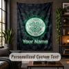 Wandbehang Celtic FC Druck Benutzerdefinierter Name Text Wandbehang Heimdekoration