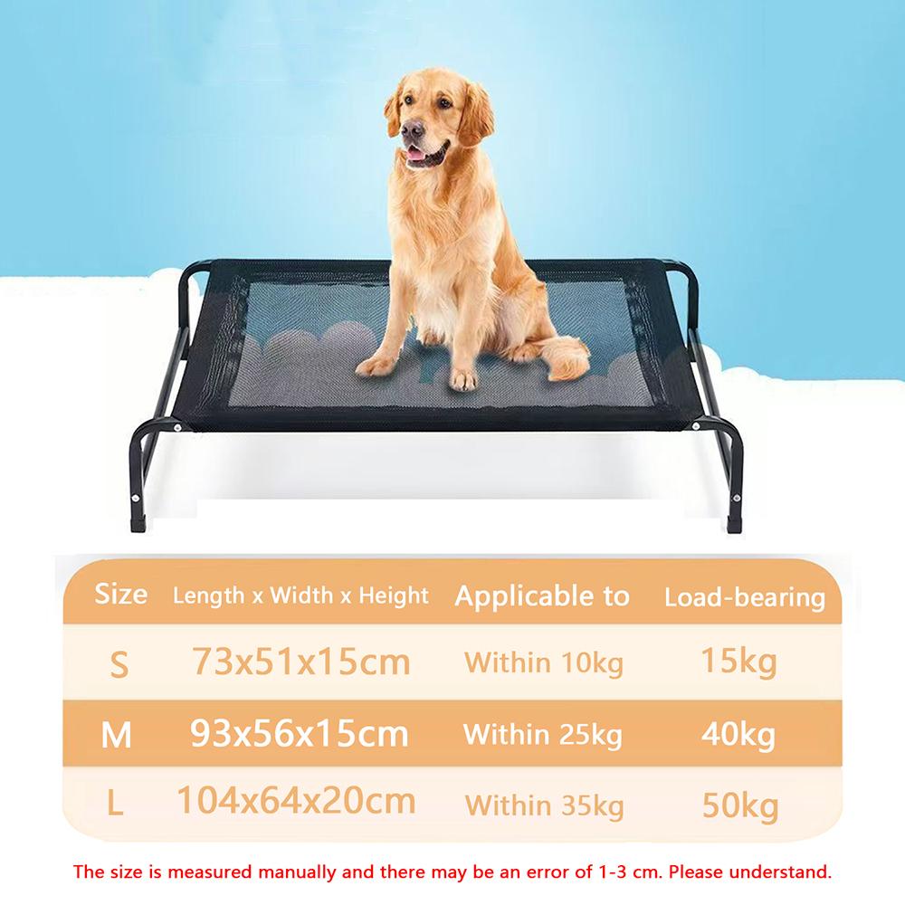 For Outdoor Home Use Elevated Big Dog Bed Summer Dog Nest Convenient Carry Moisture Proof Non-Slip Large Cat Bed Durable