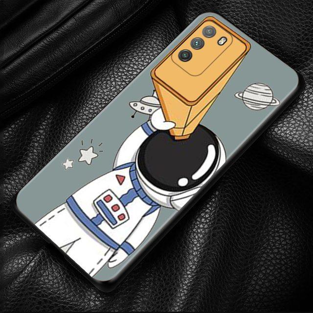 

Милый чехол с изображением космонавта для Xiaomi Poco X3 Nfc X3 M3 Pro X3 F3 Gt F1, чехол для Mi 11t 10t Pro 9t 11 Note 10 Lite Civi For Poco X3 NFC