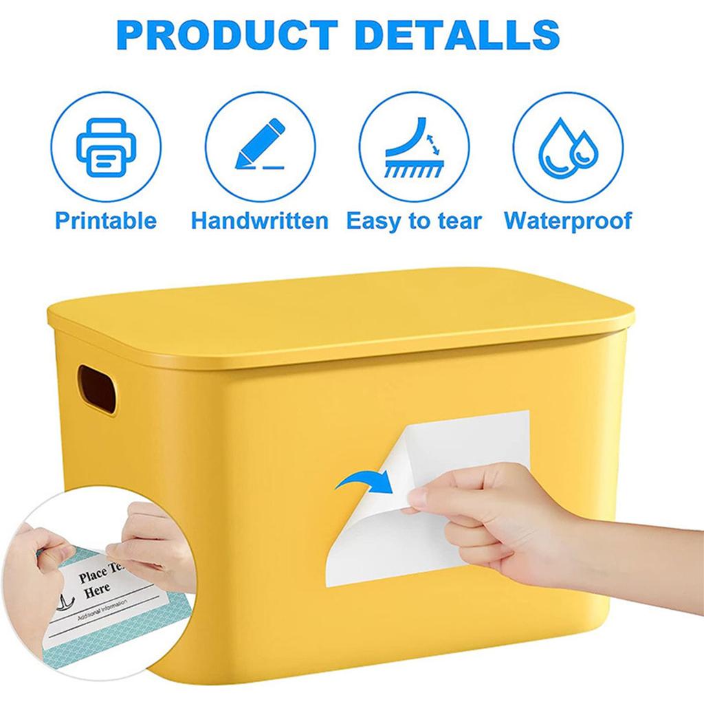 100pcs/Pack Self Adhesive Labels Tear-ResistaFor Easy Organization For Home Office And Warehouse 4x6In 100pcs/Pack