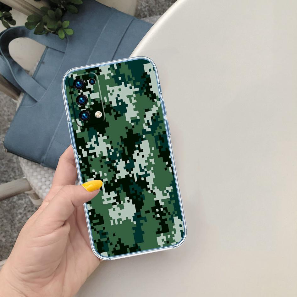 

LO18 Camouflage Transparent Phone Case for LG K22 K30 K40 K40S K41 K42 K50 K50S K51 K51S K52 K61 K62 K71 K92 Q60 Q61 V40 V50 V60 LG K51S