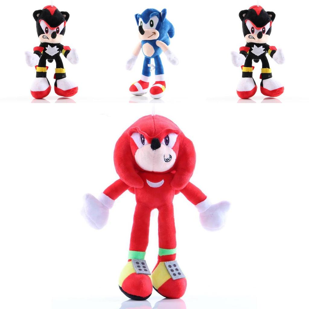 Super Soft Sonic Hedgehog Plush Toy 12 Inch Adorable Stuffed Animal For Kids
