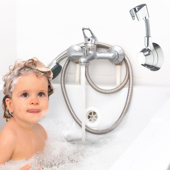 Duschhalter, verstellbarer Handbrausehalter, einfache Installation, Wandmontage, selbstklebende Duschhalterung für Zuhause