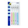 Frog Toothbrush 4-Pack for Adults, Large Head & Soft Bristles, Unisex Home Use