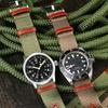 Nylon &Leather Watch Strap 20mm  Watch Strap 22mm Watch Band Watchbands Adapt To All Kinds of Military Watches UTHAI G22