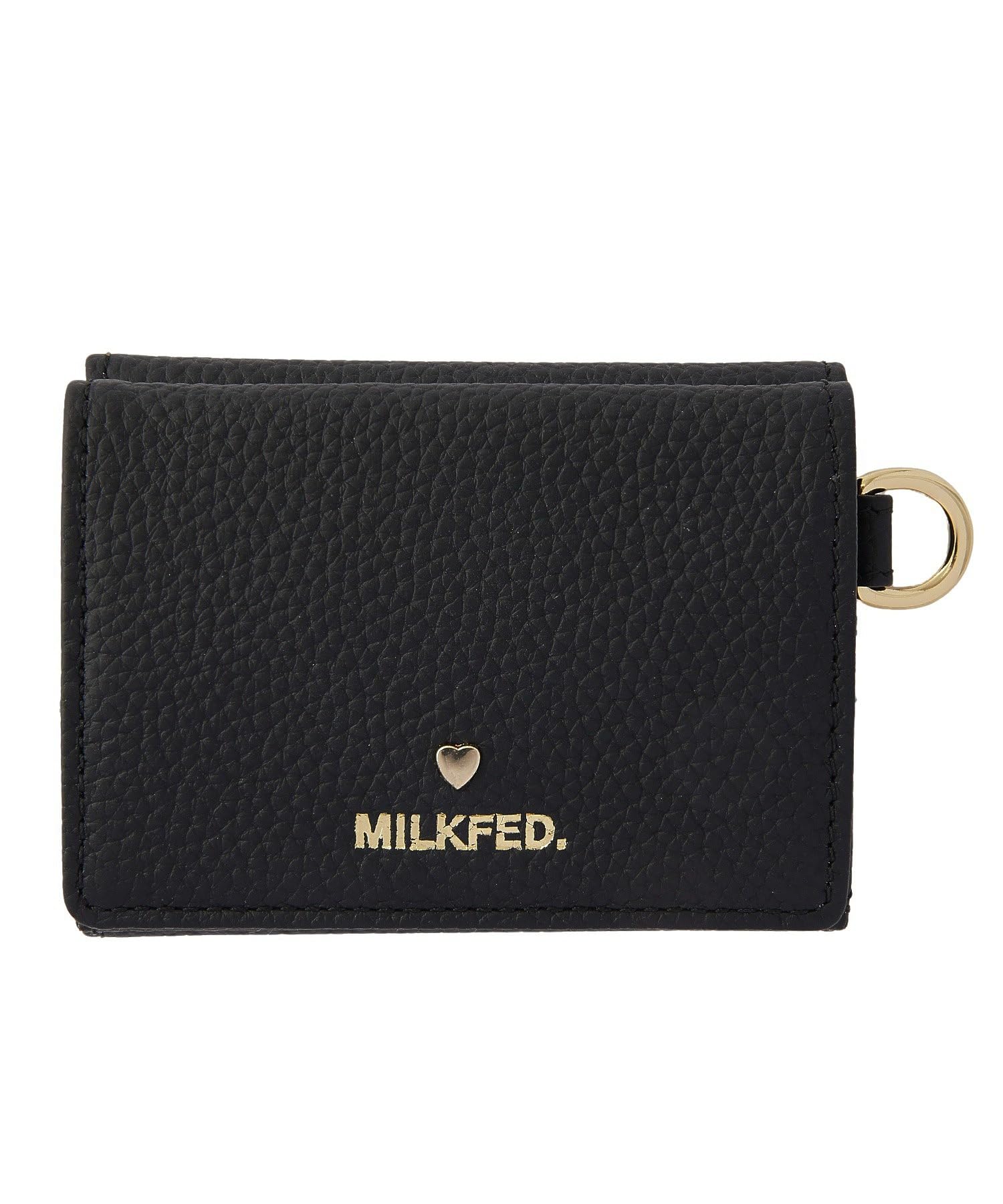 

wallet TRI FOLD LEATHER WALLET BLACK [Milkfed] Tri-fold