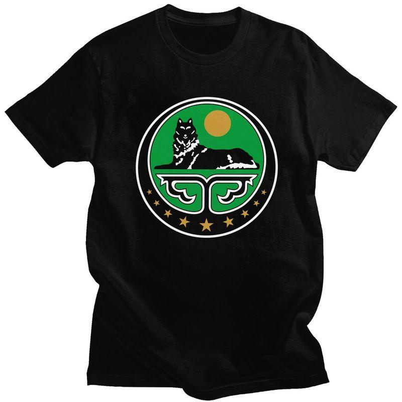 

Custom Chechen T Shirt Men Short Sleeve Pure Cotton Tshirt Leisure Chechnya Coat Of Arms Tee Tops Streetwear Tshirts S