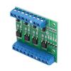 4-Channel PWM MOSFET Module PLC Amplifier Circuit Board Driver 3-20V To 3.7-27VDC 10A for Motor Control