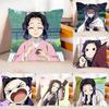 Cute KKocho Shinobu Case Plush Fabric Soft Pillowcase Double Sided Print Cushion Cover Household Gifts