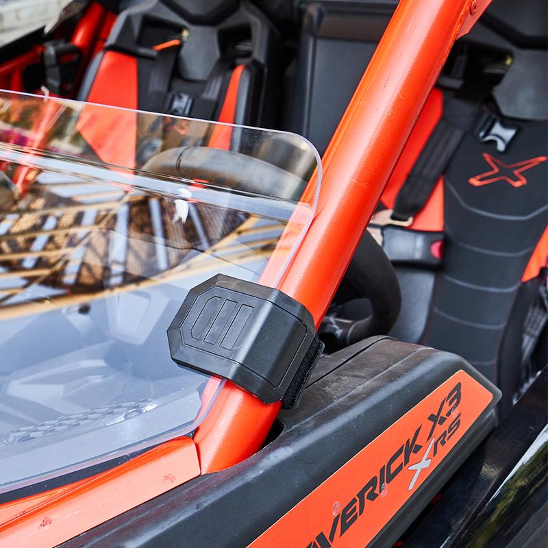 

UTV 1.5-2.3 Windshield Window HD Clamp for Can-Am Maverick X3 Commander Compatible with Polaris RZR XP 1000 Ranger for CFmoto 2 PCS