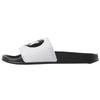Classic Slide Soft Sole Cozy Flat Heel Sports Slippers Black White EF8149
