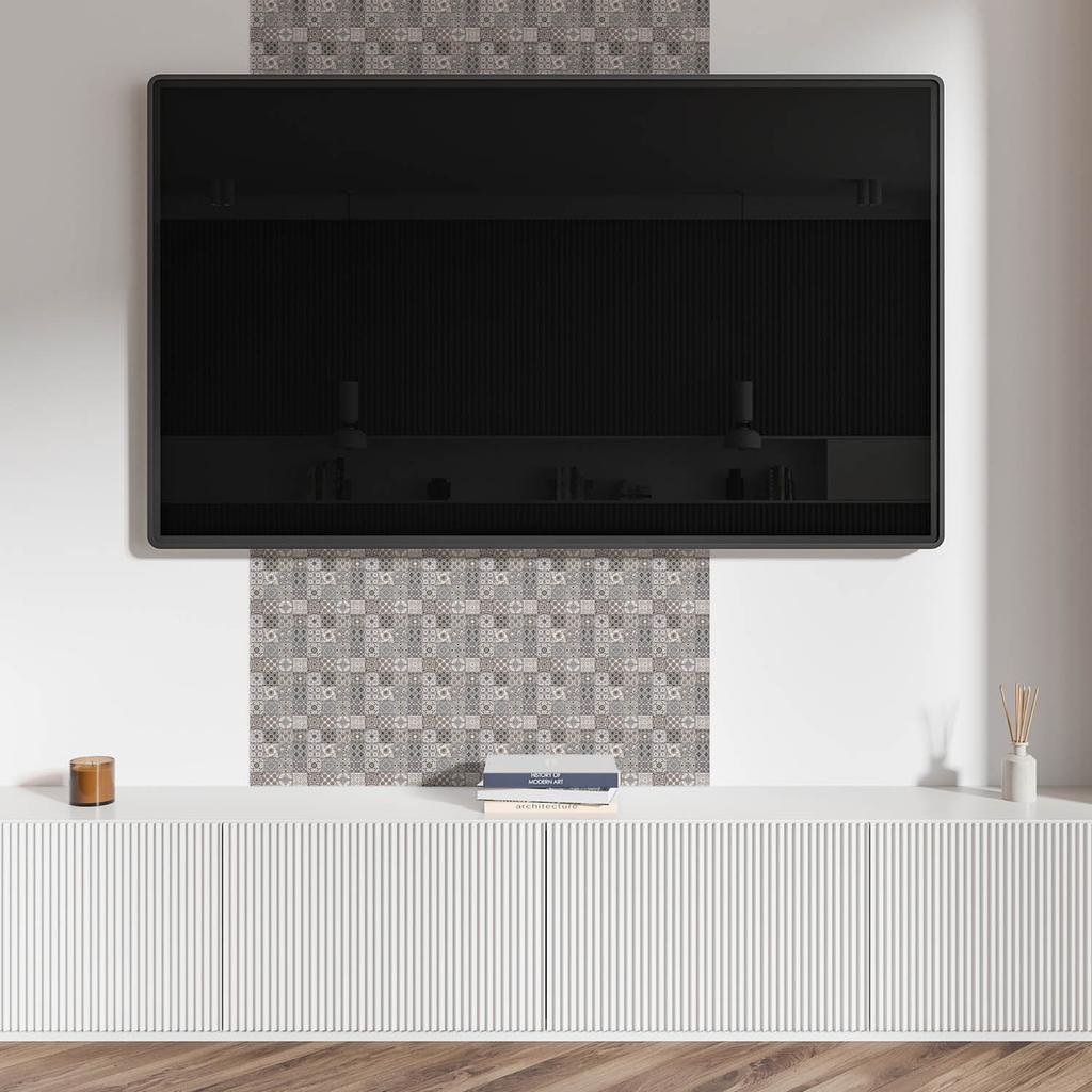 Dekoracyjne Kafelki Winylowe Samoprzylepne - Do Przedpokoju Wzory Mozaikowe Na Tle 10X40X20 Cm