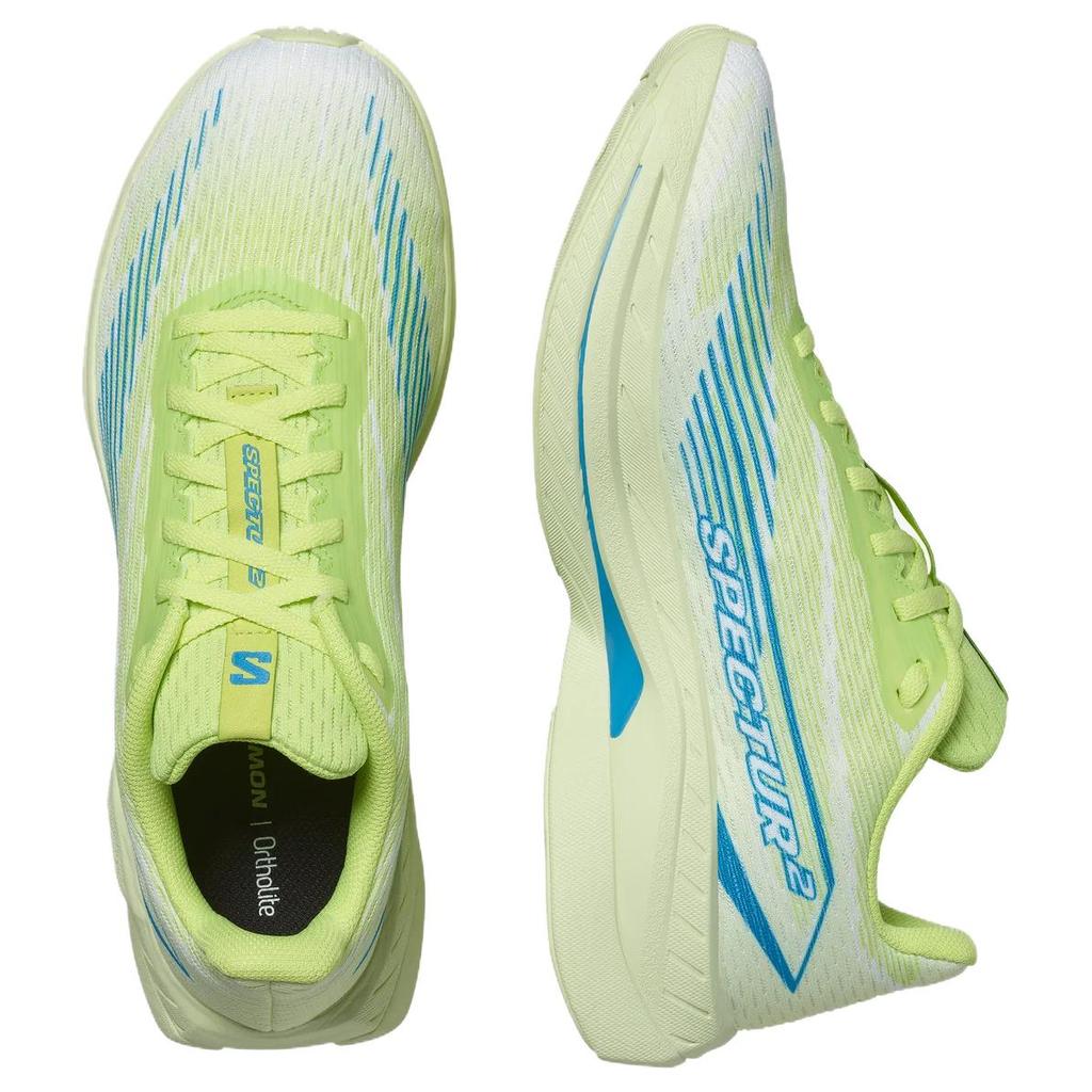 Salomon Spectur 2 Comfortable Shock Absorbing Non-Slip Durable Low-Top Running Shoes Unisex Running Shoes White Yellow 475669
