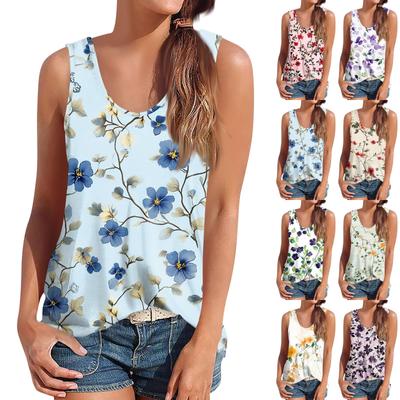 Womens Tank Top Dressy Casual Shirts Summer Loose Fit Camisole Cute Trendy Clothes Sleeveless Blouses