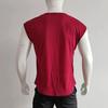 Men Summer T-shirt Sleeveless Solid Color Pullover Comfortable Breathable Daily Wear Casual Round Neck Men Summer Vest Men Clothes