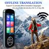 New Top Smart AI Translator Voice Multi 137 Languages Portable Audio Support 3 Inch Touch Screen Photo Offline Record Translation