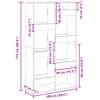 Room Divider White 100 x 33 x 175 cm Particleboard