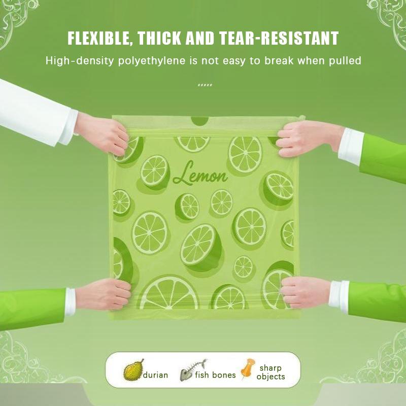 Durable Drawstring Trash Bags 50/100 Pack Lime Green Printed Tear-Free Garbage Sacks for Home Kitchen Bathroom Cleaning