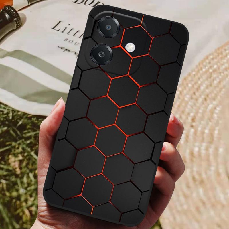Para OPPO A3 A3x Funda Lujosa Cubierta Trasera de Silicona Funda de Teléfono para OPPO A3x 4G 5G Fundas A 3 3x Parachoques Suaves Coque A60 5G Lindas Capas