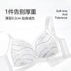 Large Breasts and Small Underwear, Women's No Steel Rim, Thin Styles, Gathered and Closed Breast Adjustment Type, Large Size Full Cup Bra Cover.
