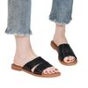 New Simple, Comfortable Breathable Fashionable And Versatile Solid Color Light Comfortable Slippers For Women Flat Soft Leather