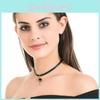 Elegant Black Choker Necklace For Women With Stylish Geometric Design And Sparkling Crystals