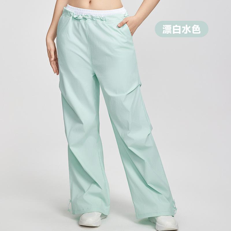 Fett mm Overall Damen hohe Taille verstellbarer Fuß Mund birnenförmige Körperform Hose locker und dünn große Größe Yoga Kleidung Hose