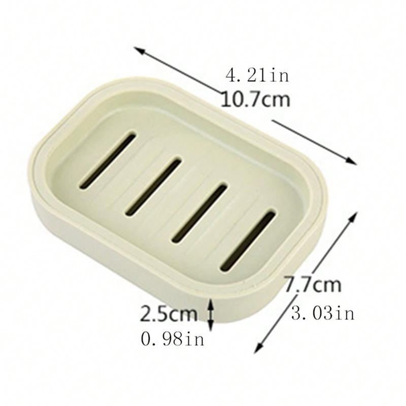 1Pc New Bathroom Soap Box, Home Shower, Hiking Stand, Container, Plastic Soap Box Dispenser, Soap Holder